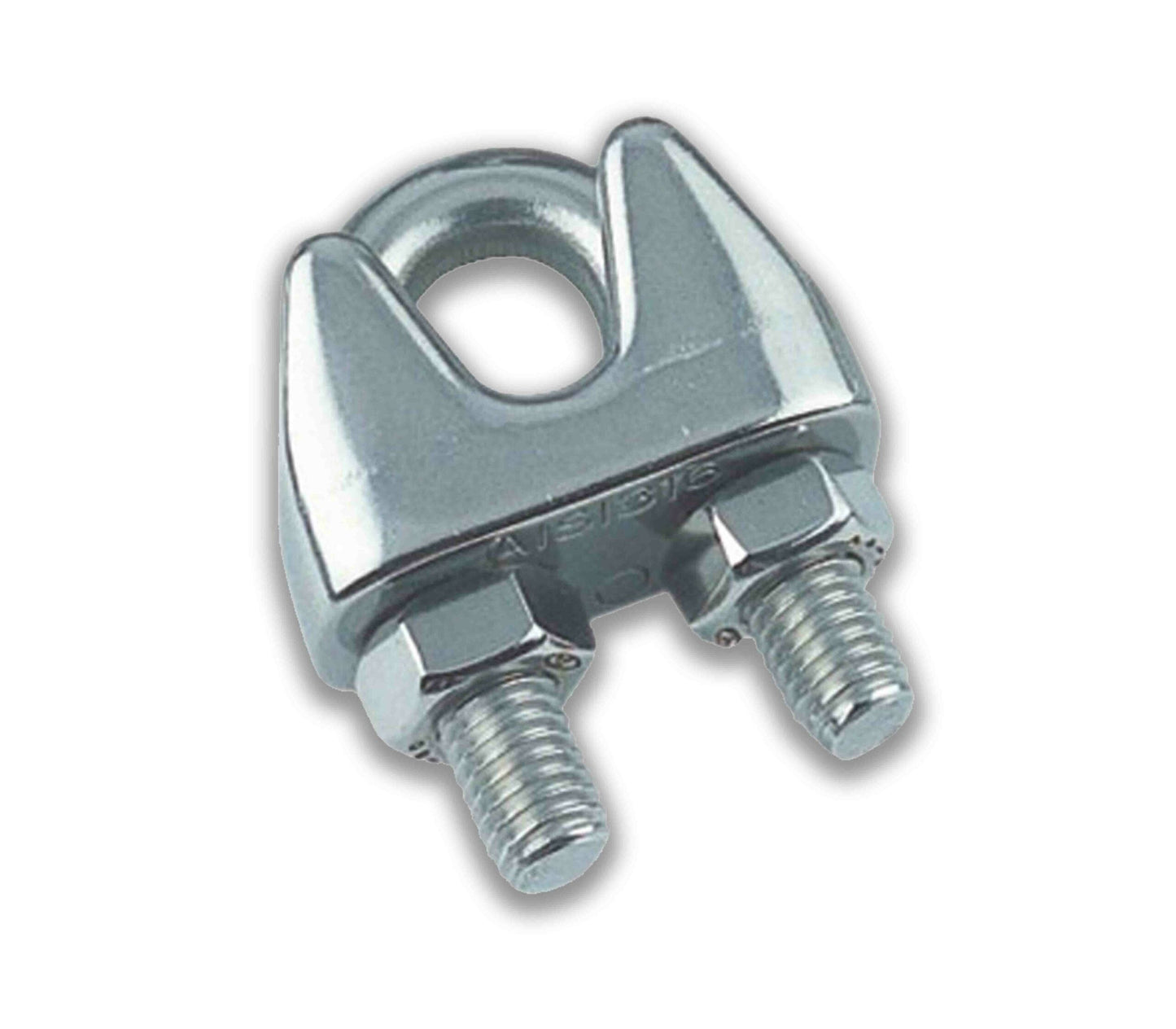 Drahtseilklemme DIN 741 - Edelstahl NIRO