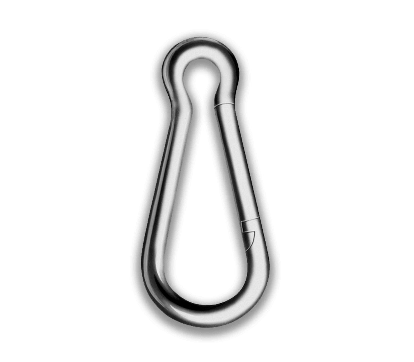 Karabinerhaken galvanisch verzinkt, Form C
