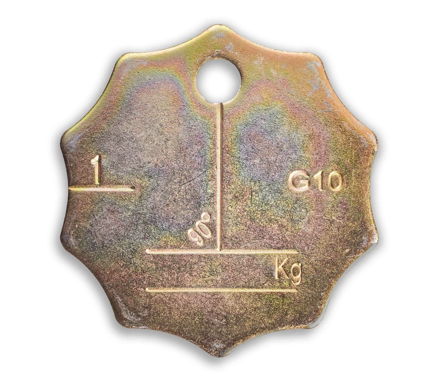 Prüfanhänger ohne Ring für Einstrang-Anschlagketten - GK 10