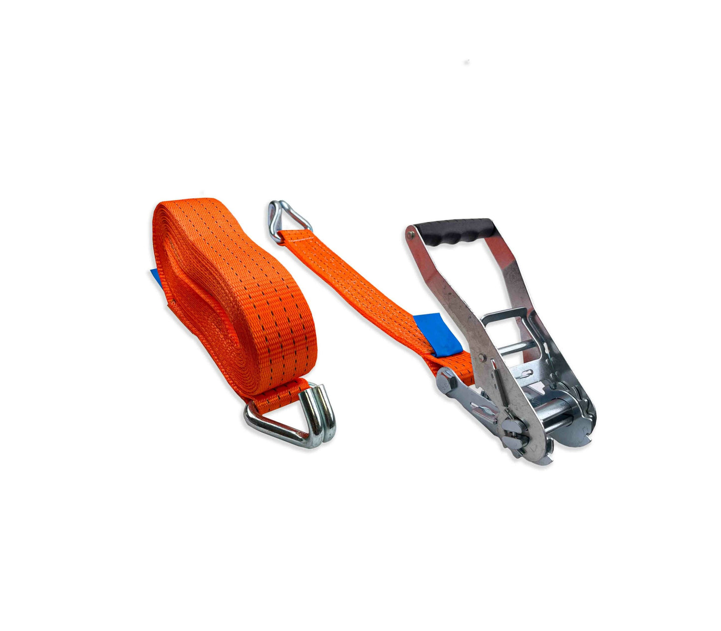 Stabiler Zurrgurt mit Druckratsche und Spitzhaken