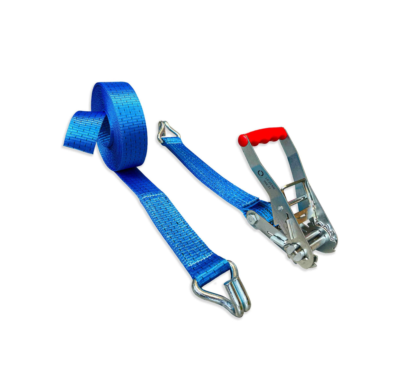 Zurrgurt mit Ratsche und Spitzhaken, 2-Teilig