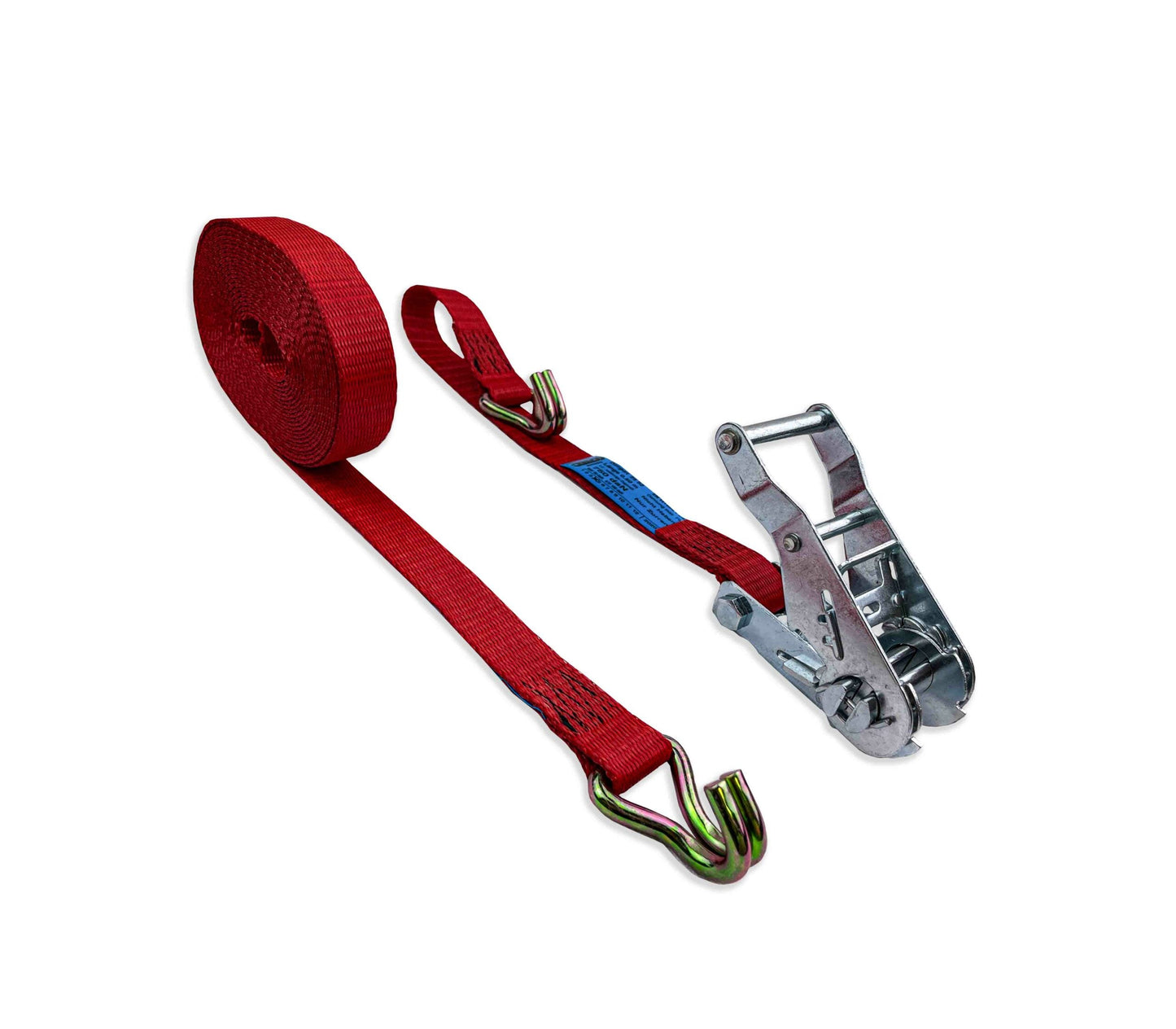 Zurrgurt mit Druckratsche und Spitzhaken