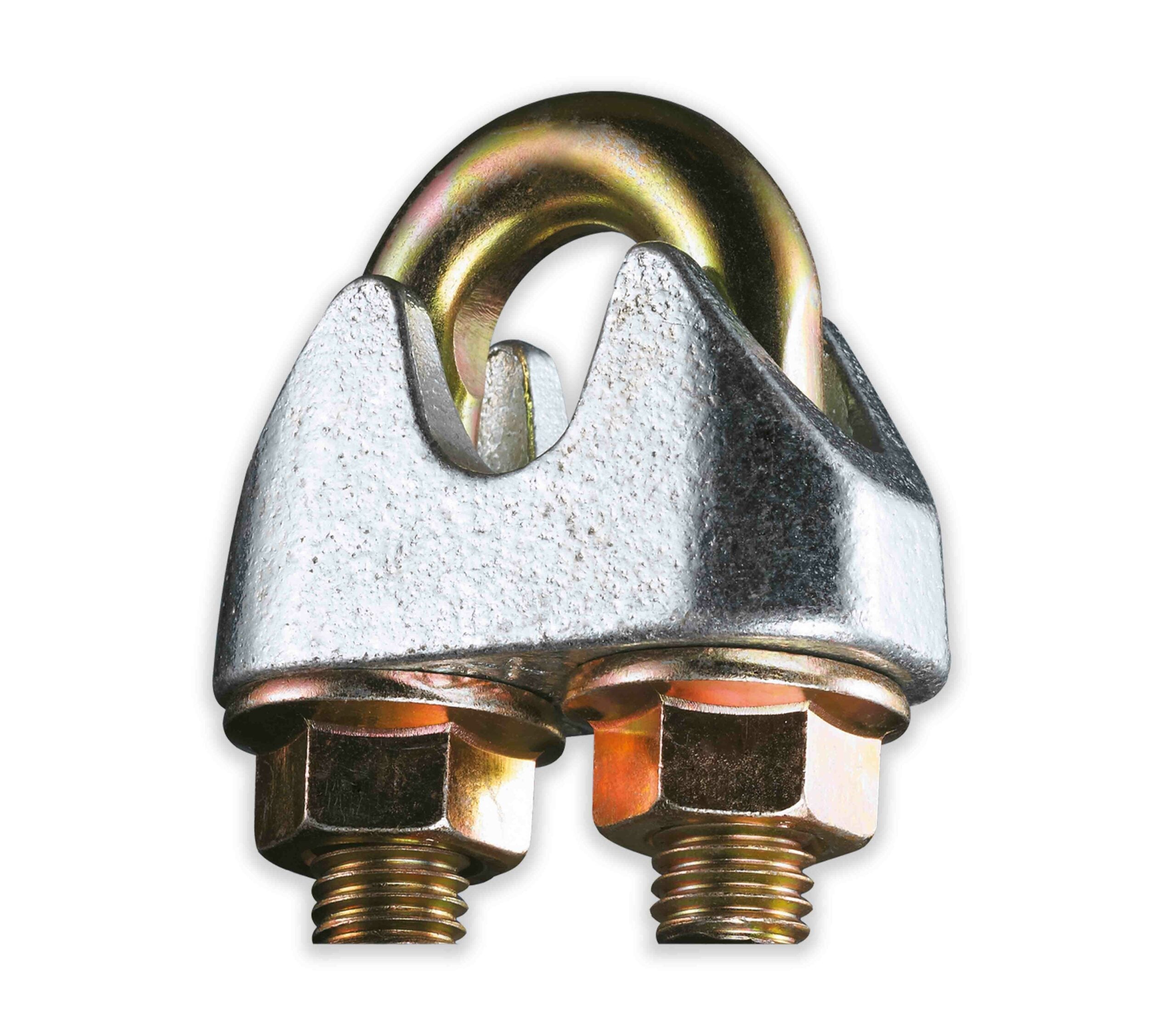 25x Duplex Drahtseilklemmen 5mm Verzinkt - Stahl Seilklemmen